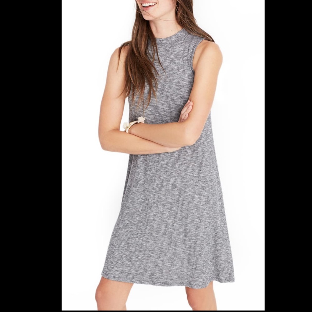 Madewell Rib Knit Swing Dress